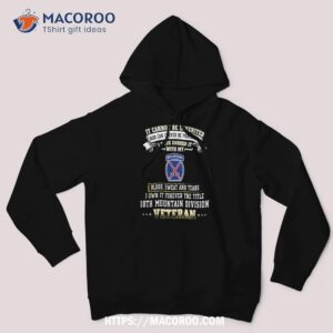 forever the title 10th mountain division veteran day xmas shirt hoodie