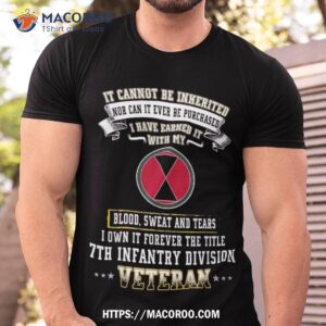 Forever The Title 7th Infantry Division Veteran Day Xmas Shirt