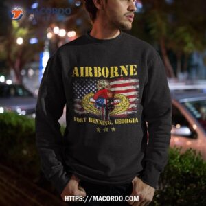 fort benning ga army base airborne tshirt veterans day shirt sweatshirt