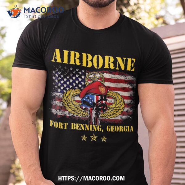 Fort Benning Ga Army Base-airborne Tshirt, Veterans Day Shirt