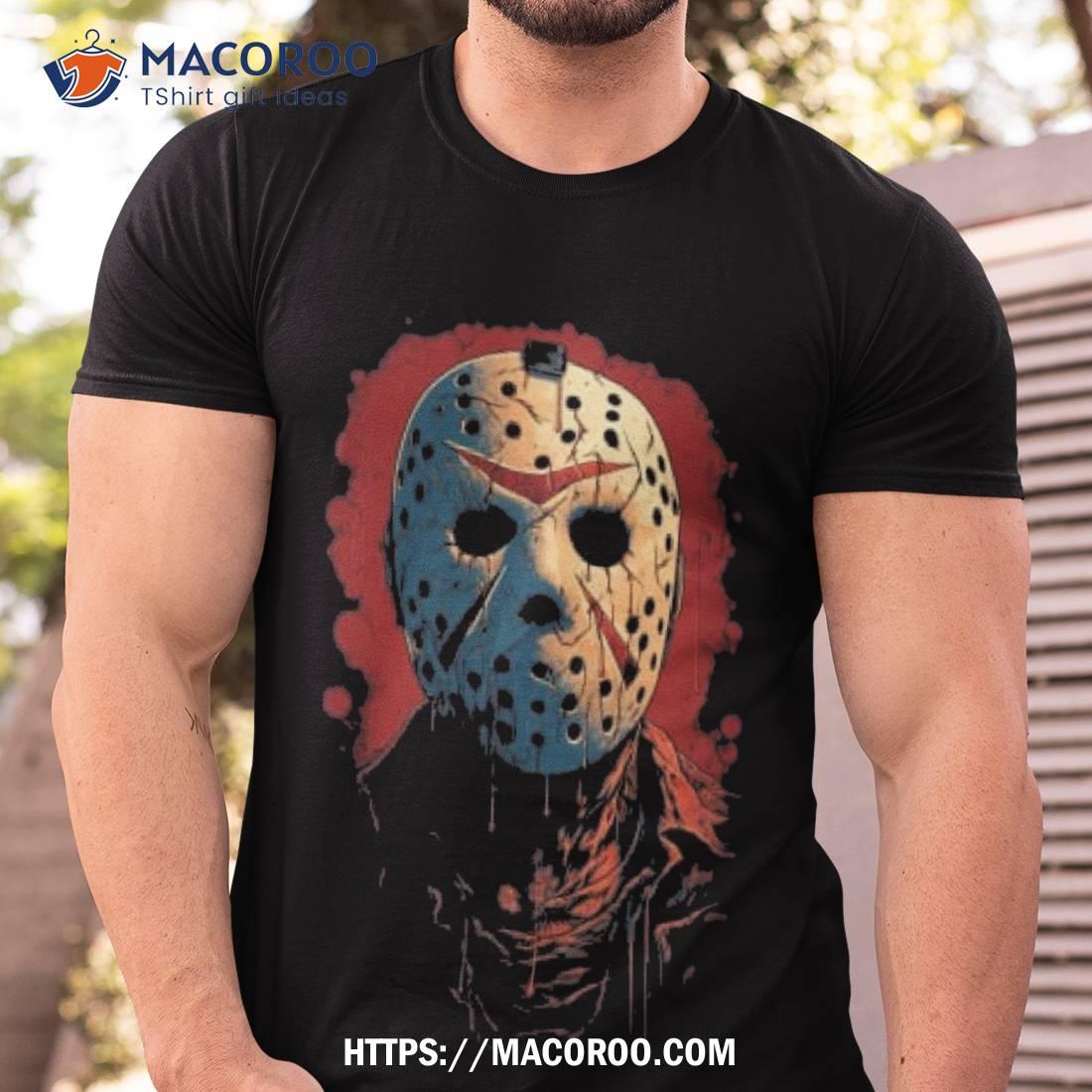 Your Team Friday The 13th Jason Voorhees Stitched Men's Hockey Jersey White S