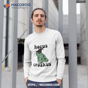 frog hocus croakus halloween shirt sweatshirt 1