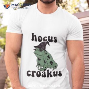 Frog Hocus Croakus Halloween Shirt