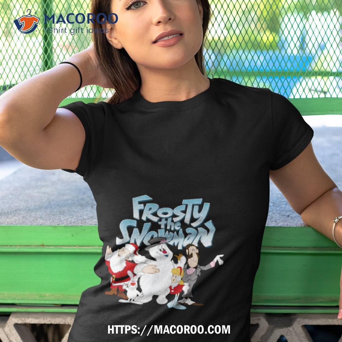 Frosty The Snowman Group Shot Logo Shirt Frosty The Snowman Group Shot Logo Shirt