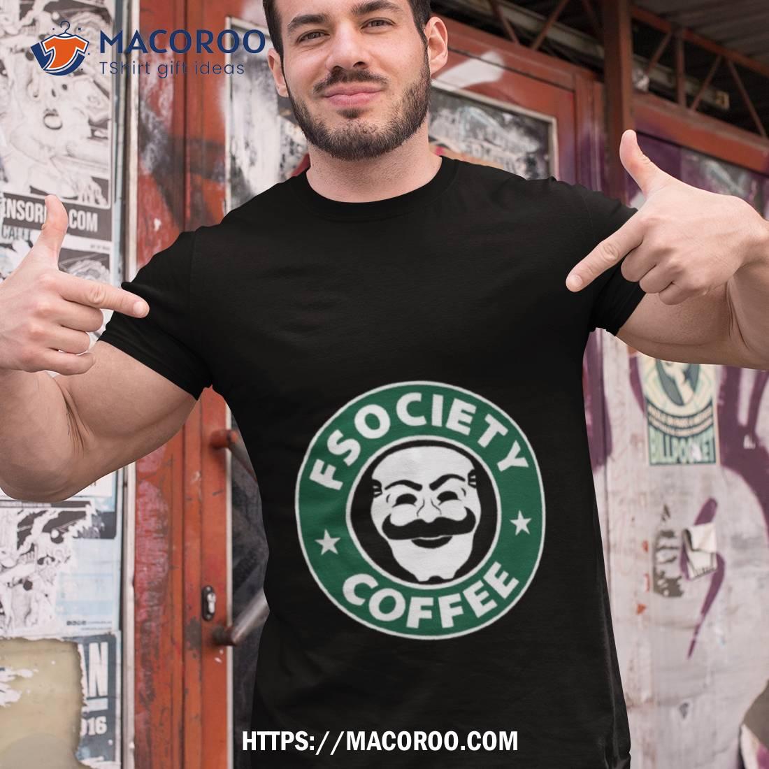 Fsociety Coffee Animated Shirt Fsociety Coffee Animated Shirt