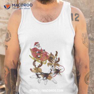 funny beagle christmas for cute dog lovers shirt tank top