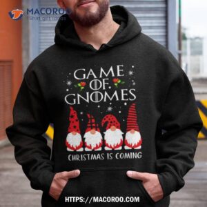 Funny Game Gnomes Christmas Is Coming Xmas Pajama Shirt