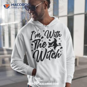 Funny I’m With The Witch Husband Halloween Couple Shirt