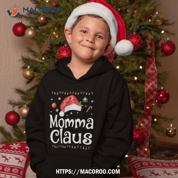 Funny Momma Claus Christmas Shirt Pajamas Santa Gift