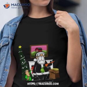 Funny Spectickles Christmas Santa Diet Cartoon Humor Shirt