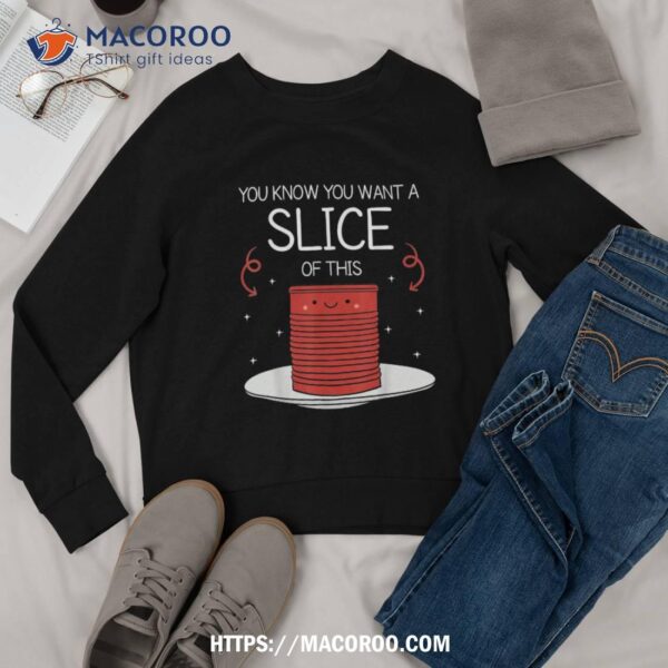 Funny Thanksgiving Canned Cranberry Sauce Shirt