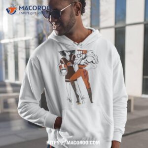 g iii 4her by carl banks heather gray cleveland browns football girls shirt hoodie 1