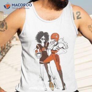 g iii 4her by carl banks heather gray cleveland browns football girls shirt tank top 3