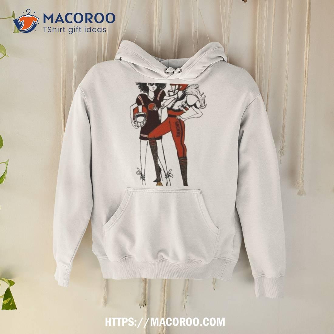 G Iii 4her By Carl Banks Heather Gray Cleveland Browns Football Girls T Shirt G Iii 4her By Carl Banks Heather Gray Cleveland Browns Football Girls T Shirt