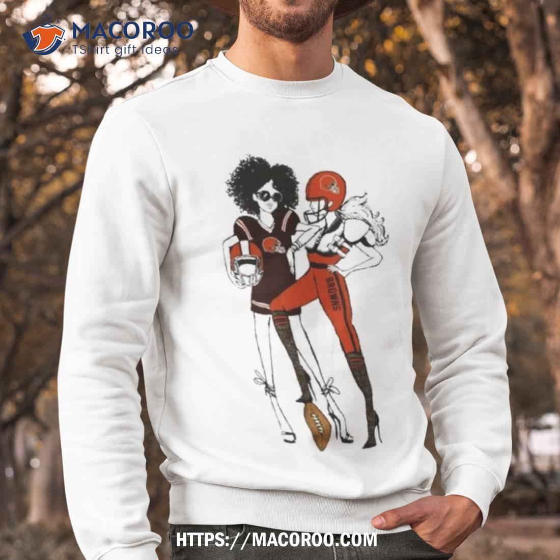 G Iii 4her By Carl Banks Heather Gray Cleveland Browns Football Girls T Shirt G Iii 4her By Carl Banks Heather Gray Cleveland Browns Football Girls T Shirt