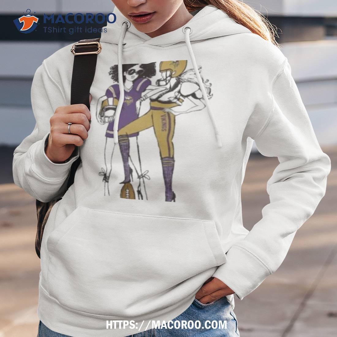 Minnesota Vikings Youth Short Sleeve Pullover Hoodie - Heather Gray