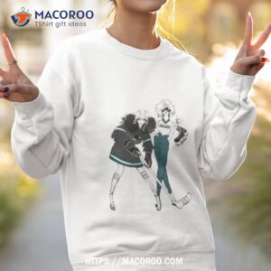 g iii 4her by carl banks heather gray san jose sharks hockey girls t shirt sweatshirt 2