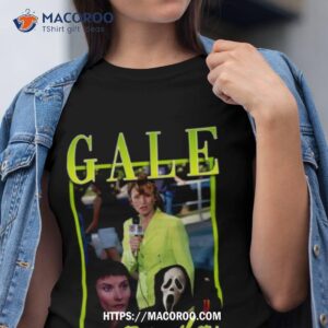 gale weathers scream lime green tribute shirt tshirt