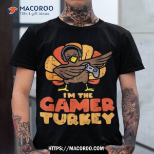 Gamer Turkey Video Games Gaming Boys Thanksgiving Kids Shirt