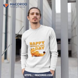 garfield happy national cat day 2023 t shirt sweatshirt 1