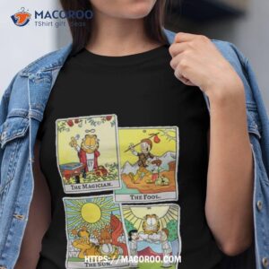 Garfield Jon Taking His Rightful Place Tarot Style T Shirt