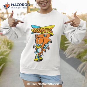 garfield sonic the hedgehog shirt sweatshirt 1