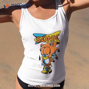 garfield sonic the hedgehog shirt tank top 2
