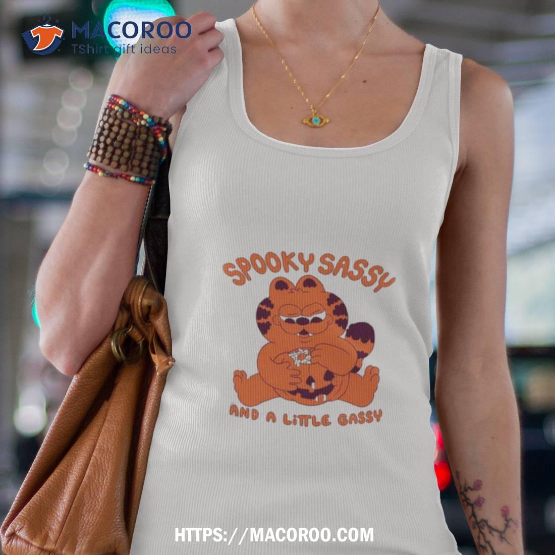 Garfield Spooky Sassy And A Little Gassy T Shirt Garfield Spooky Sassy And A Little Gassy T Shirt