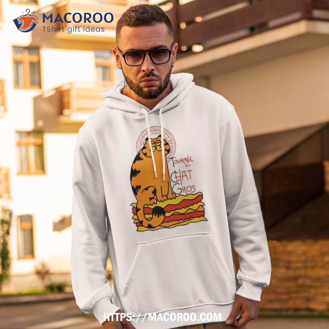 Garfield Tournee Chat Gros Shirt Garfield Tournee Chat Gros Shirt
