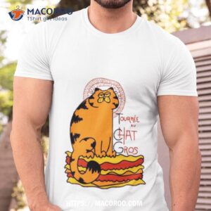 garfield tournee chat gros shirt tshirt