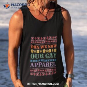 gay apparel gay pride christmas shirt tank top