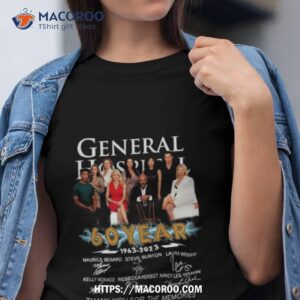 general hospital 1963 2023 thank you for the memories signatures shirt tshirt