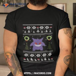 gengar pokemon unite shirt tshirt