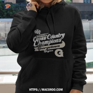 georgetown hoyas 2023 big east cross country champions t shirt hoodie 2
