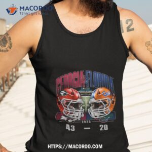 georgia bulldogs 43 20 florida gator 2023 football matchup score finals t shirt tank top 3