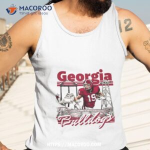 georgia bulldogs brock bowers collegiate landmarks t shirt tank top 3
