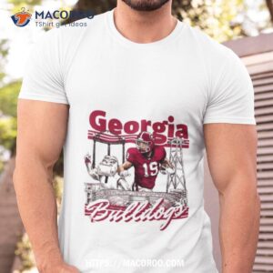 Georgia Bulldogs Brock Bowers Collegiate Landmarks T Shirt