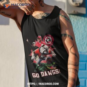 georgia bulldogs vs florida gators go dawgs mascot t shirt tank top 1