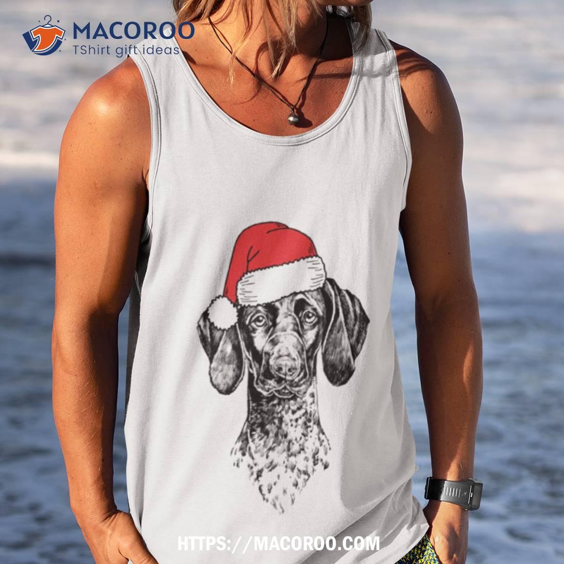 German Shorthaired Pointer Santa Gsp Shirt German Shorthaired Pointer Santa Gsp Shirt