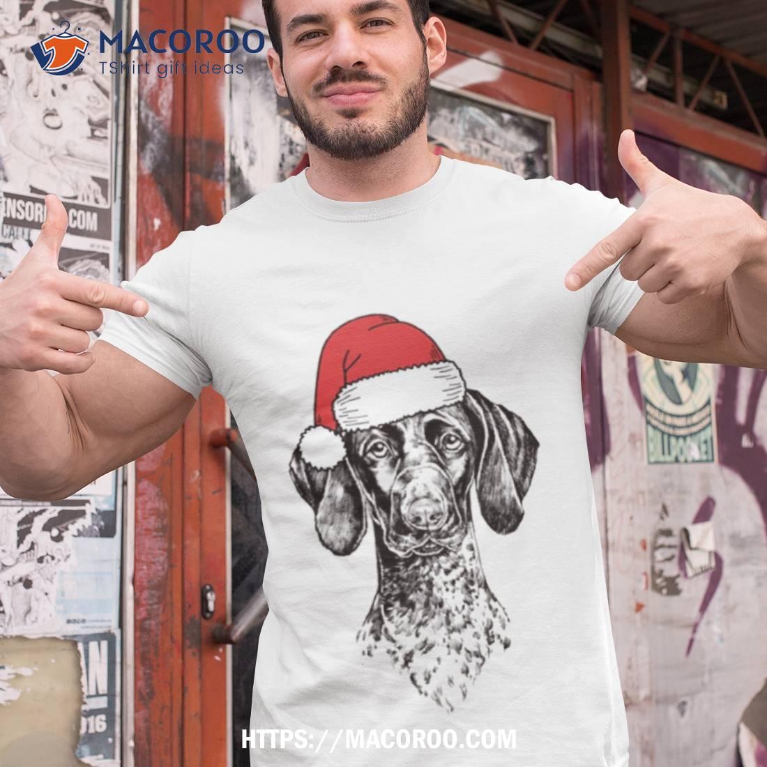 German Shorthaired Pointer Santa Gsp Shirt German Shorthaired Pointer Santa Gsp Shirt