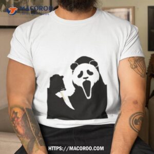 Ghost Face Panda Scream Shirt