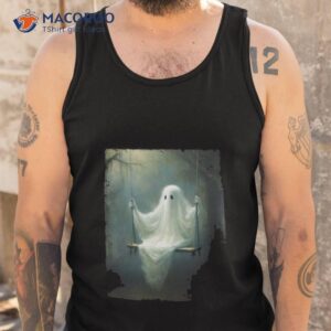 ghost on the swing spooky gothic dark academia halloween shirt tank top