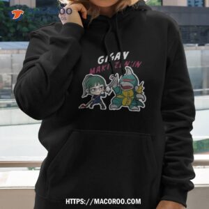 gigan x maki zen in godzilla x jujutsu kaisen collab t shirt hoodie 2