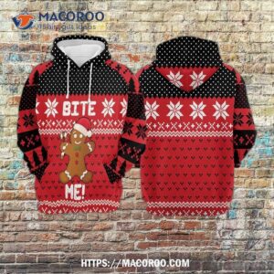 gingerbread gosblue unisex 3d hoodies graphic for christmas sublimation xmas print novelty 1
