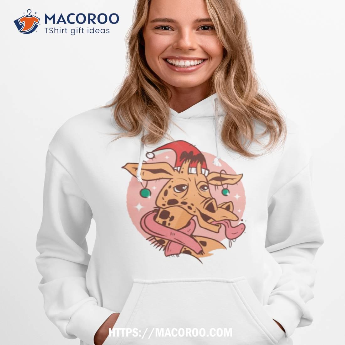 Giraffe Santa Claus Christmas Shirt Giraffe Santa Claus Christmas Shirt