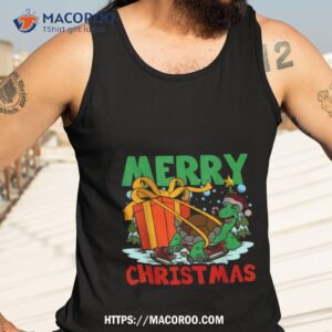 girls boys pajama christmas turtle shirt tank top 3