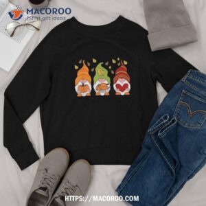 gnomes pumpkin turkey thanksgiving day cute fall autumn kids shirt sweatshirt