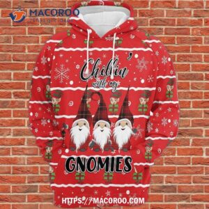 Chillin With My Gnomies All Over Print 3D Hoodie