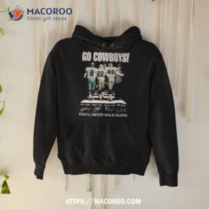 Go Cowboys You’ll Never Walk Alone Dallas Cowboys Abbey Road Signatures T Shirt