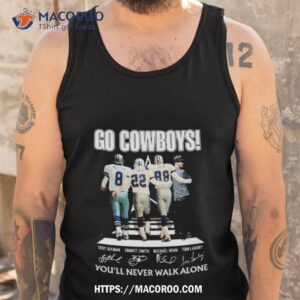 go cowboys you ll never walk alone dallas cowboys abbey road signatures t shirt tank top